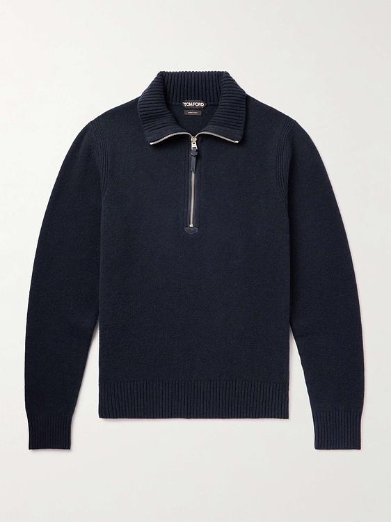 Black half-zip from Tom Ford