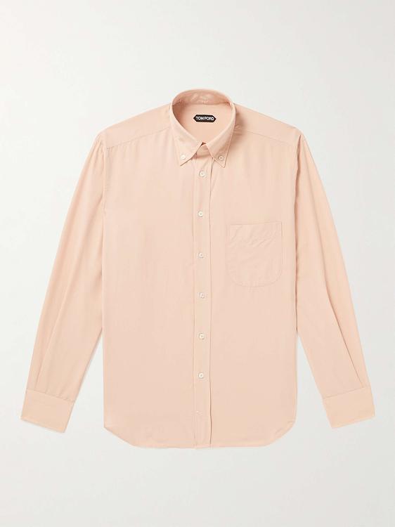 Peach casual shirt from Tom Ford