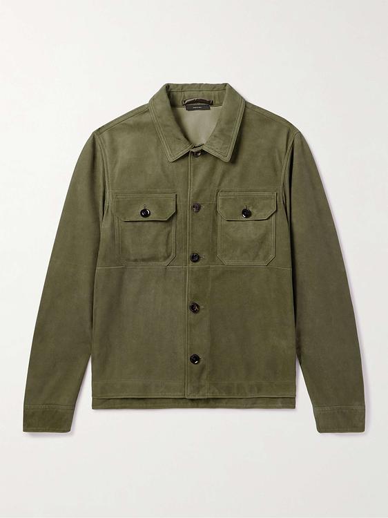 Dark green casual jacket from Tom Ford