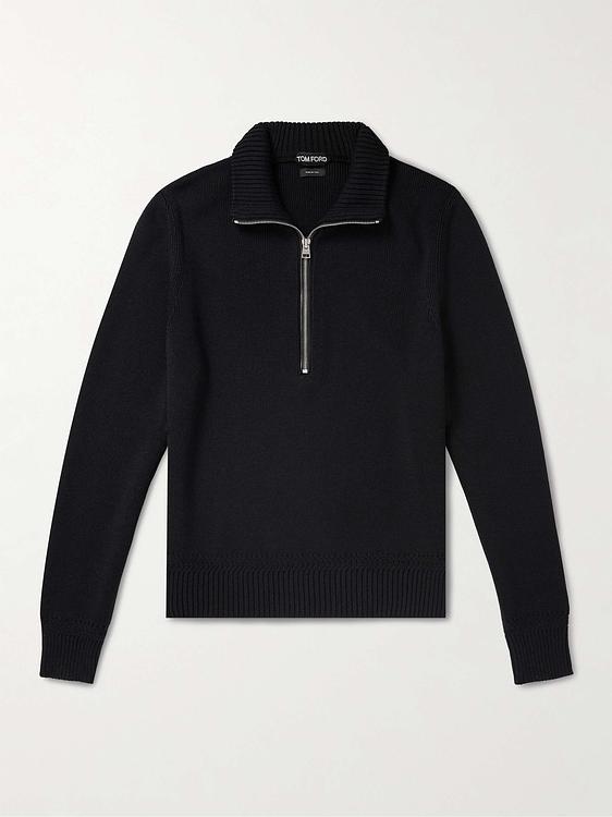 Black half-zip from Tom Ford