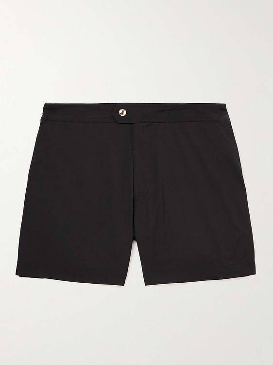 Black swim shorts from Tom Ford