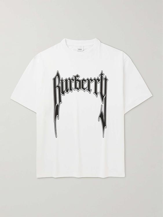 Print white t-shirt from Burberry