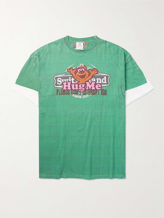 Print teal t-shirt from Vetements