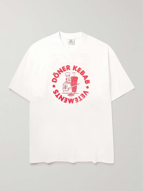 Print white t-shirt from Vetements