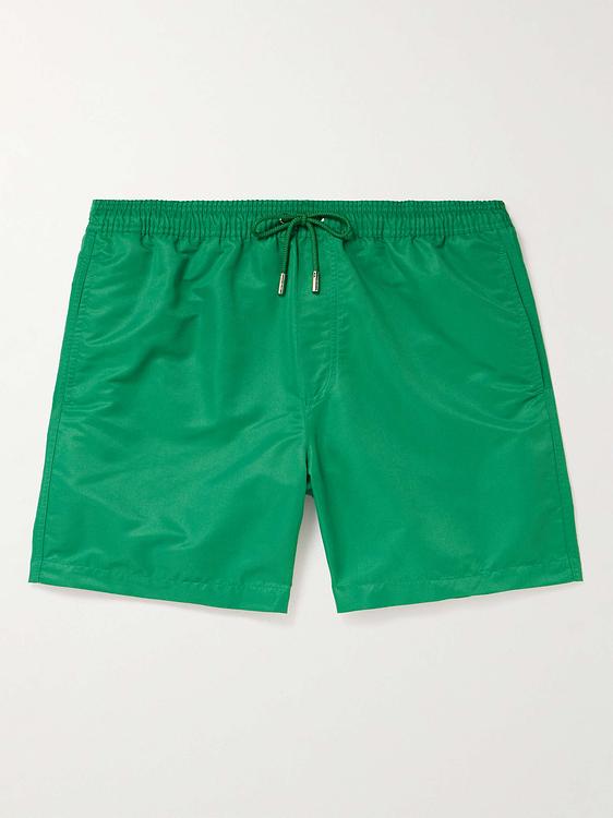 Teal swim shorts from Mr P.