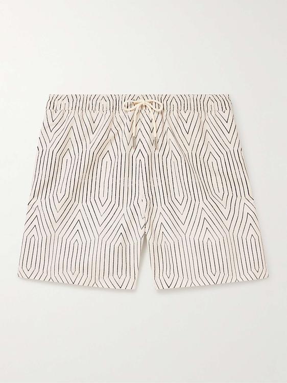 White swim shorts from Mr P.
