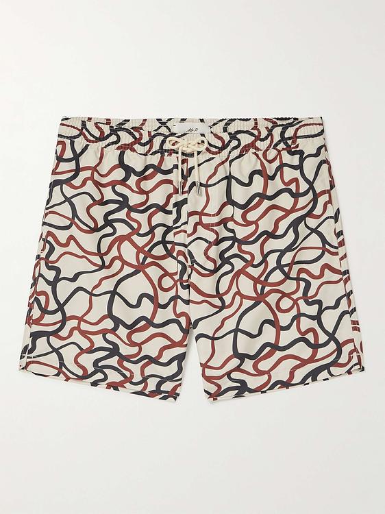 White swim shorts from Mr P.