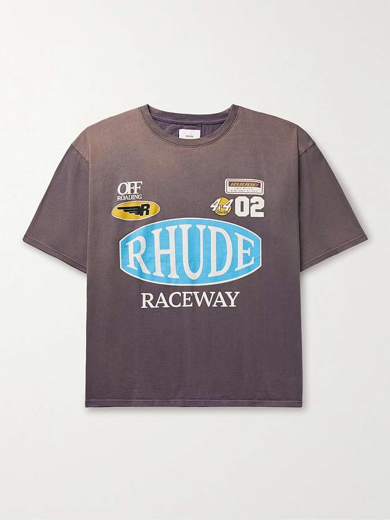 Print dark brown t-shirt from Rhude