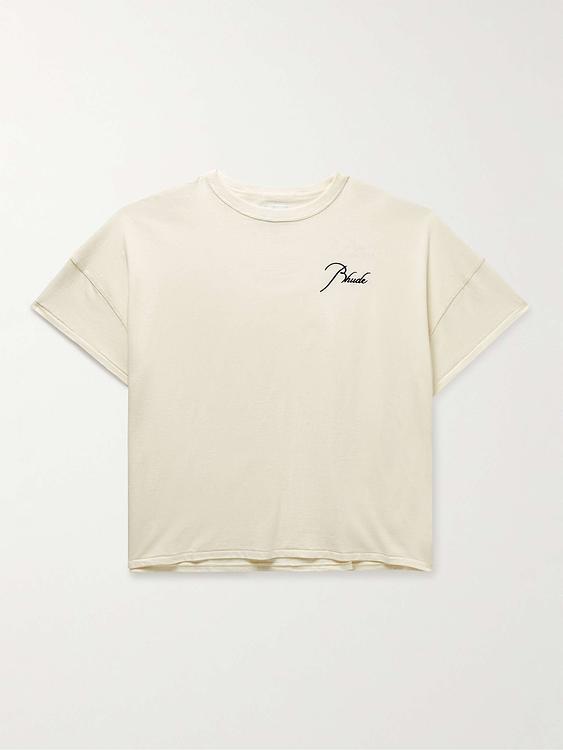White t-shirt from Rhude