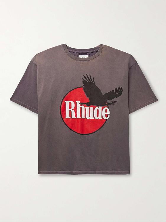 Print dark brown t-shirt from Rhude