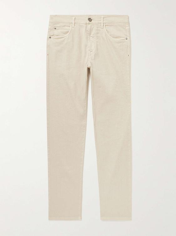 Beige chinos from Loro Piana