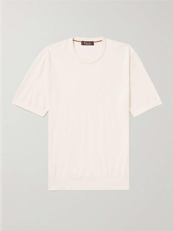 White t-shirt from Loro Piana