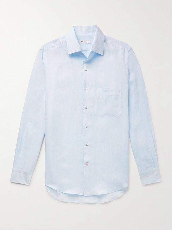 Light blue casual shirt from Loro Piana