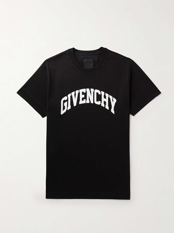 Print black t-shirt from Givenchy