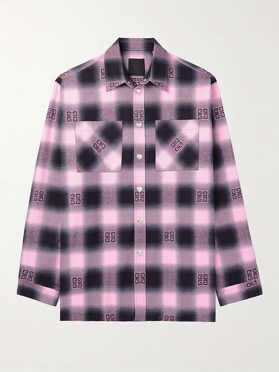 Checkered multicolor casual shirt from Givenchy