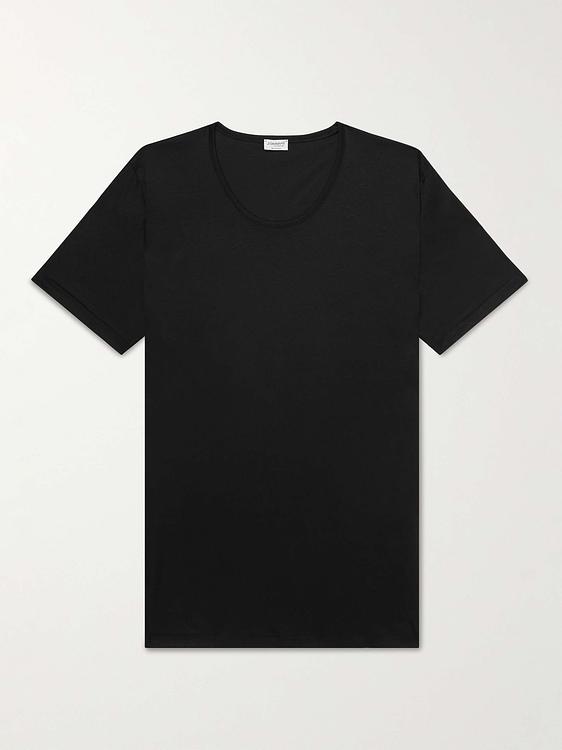 Black t-shirt from Zimmerli