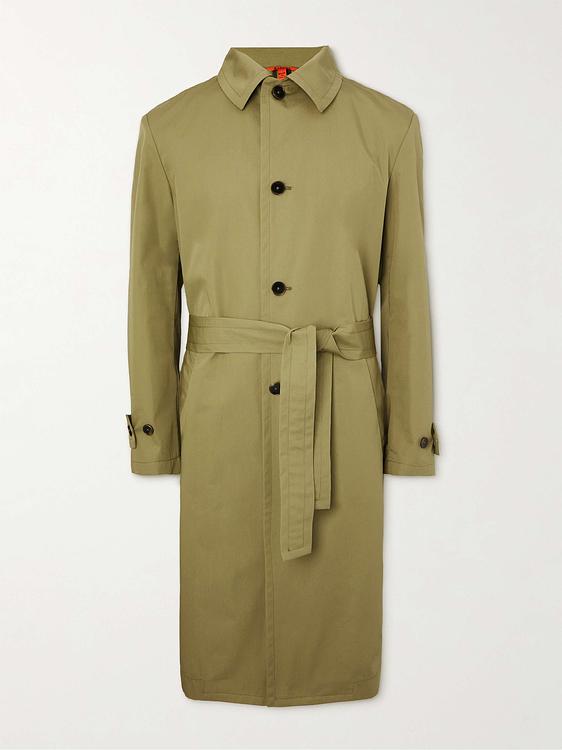 Khaki trench coat from Barena