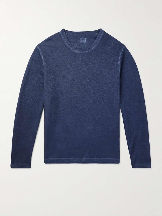Dark blue sweatshirt from 120% Lino
