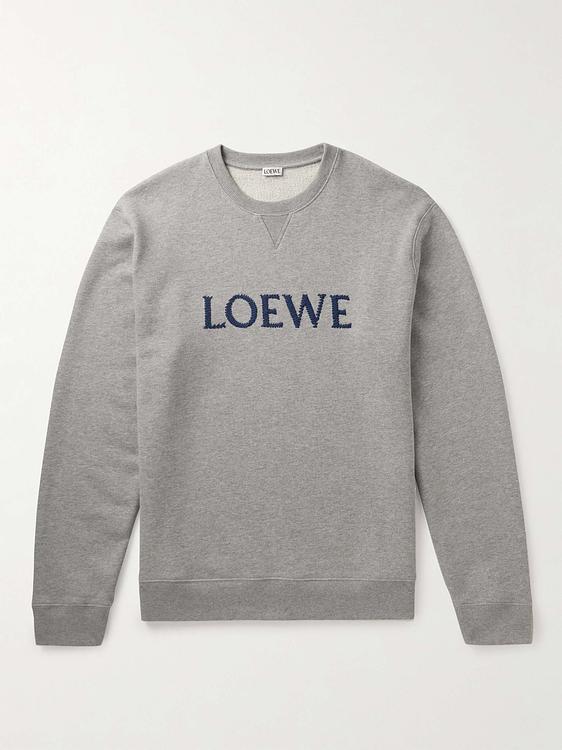 Print grey sweatshirt from Loewe