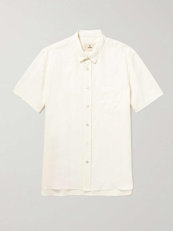 White casual shirt from La Paz