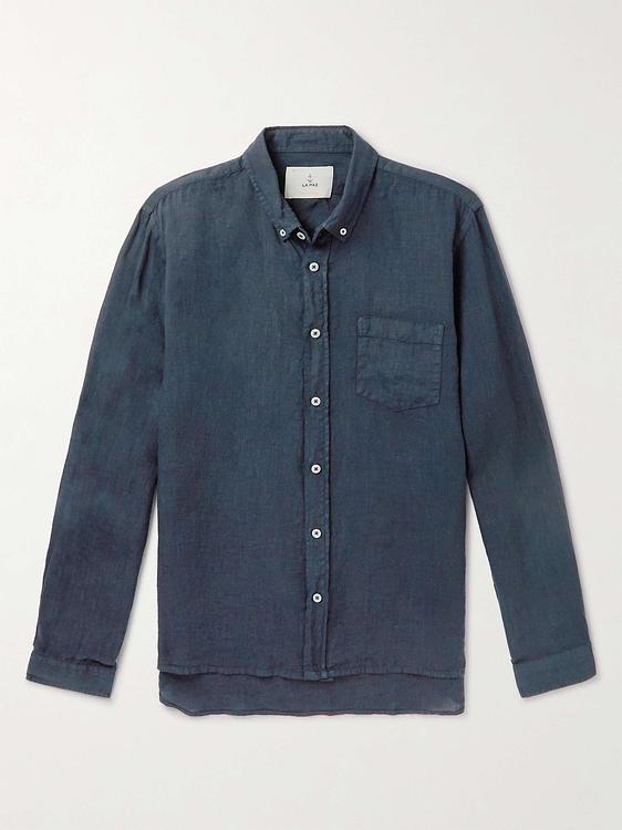 Dark blue casual shirt from La Paz