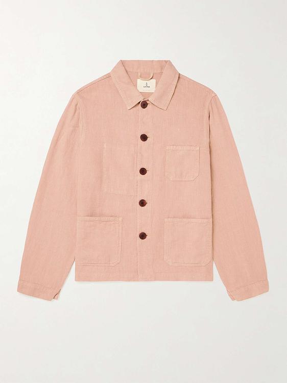 Peach casual jacket from La Paz
