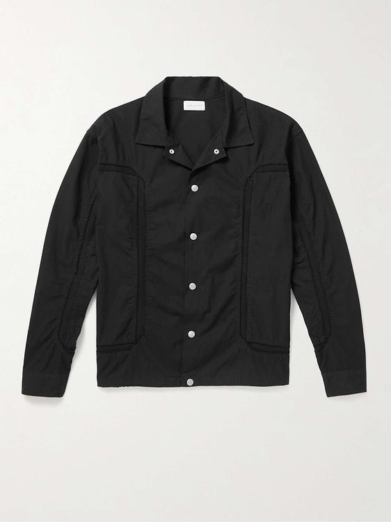 Black casual shirt from John Elliott