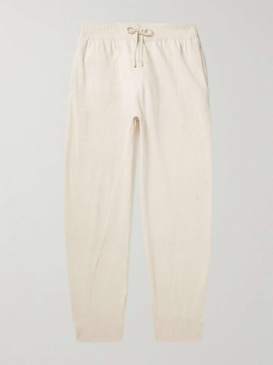 White sweatpants from 11.11/Eleven Eleven