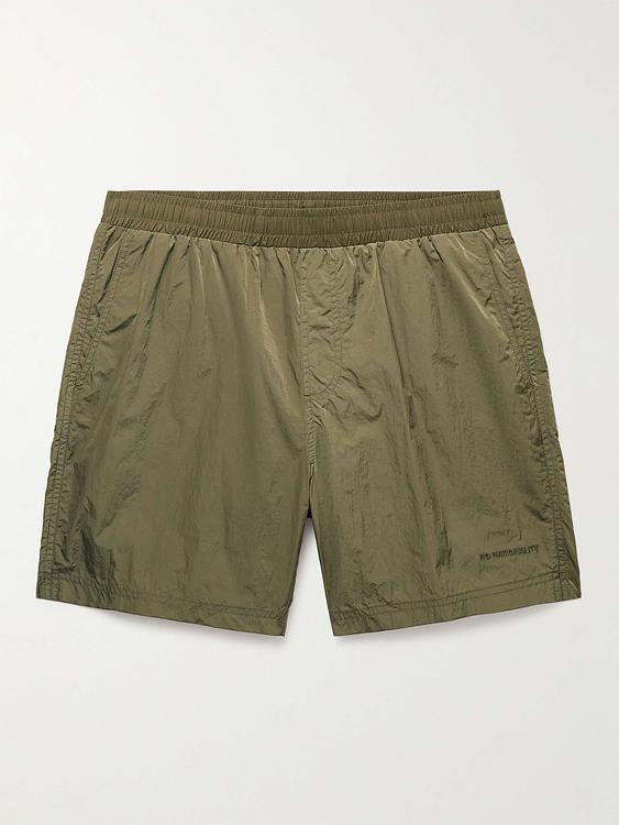 Taupe swim shorts from NN07