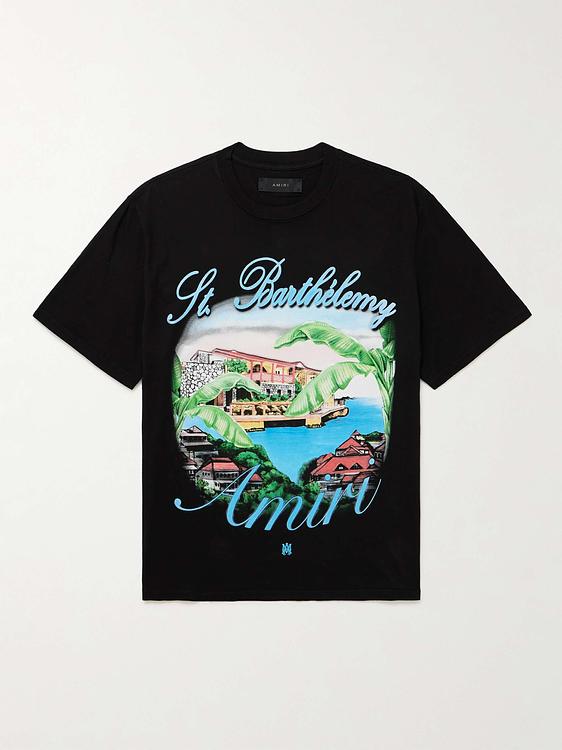 Print black t-shirt from Amiri