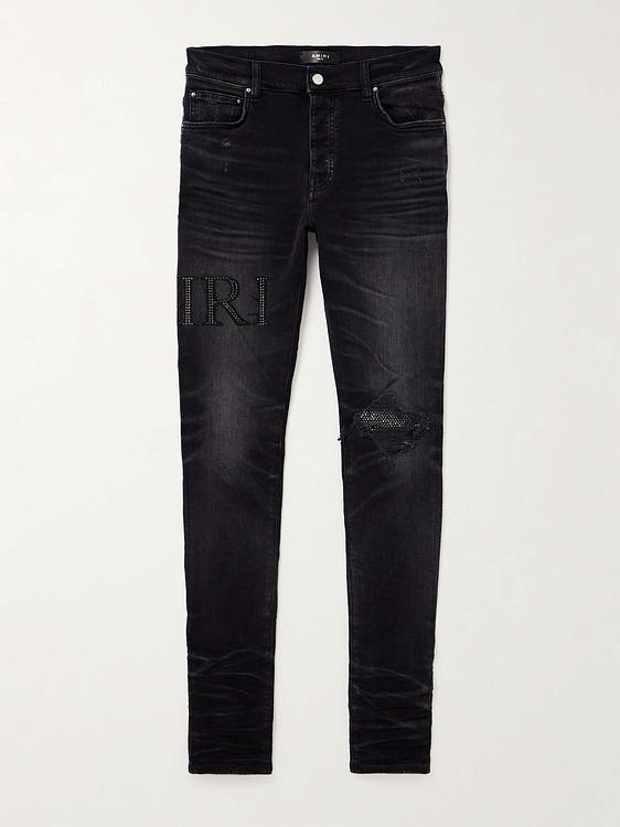 Black jeans from Amiri