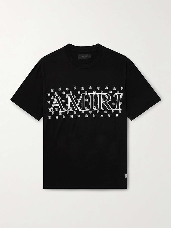 Print black t-shirt from Amiri