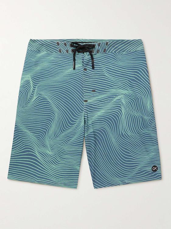 Dark grey swim shorts from Outerknown