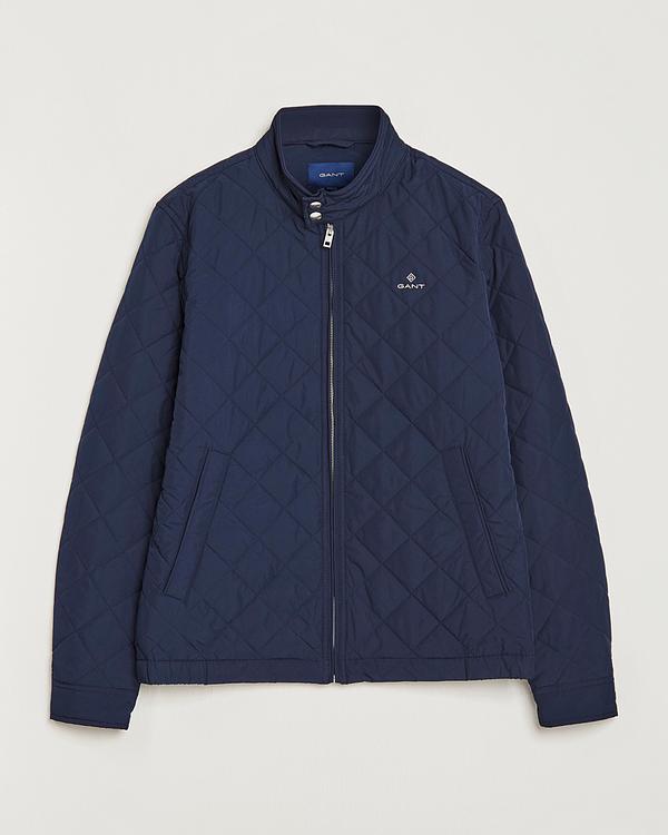 Dark blue quilted jacket from Gant