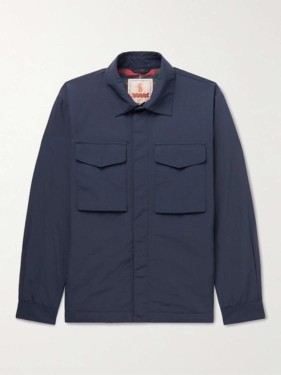 Dark grey overshirt from Baracuta