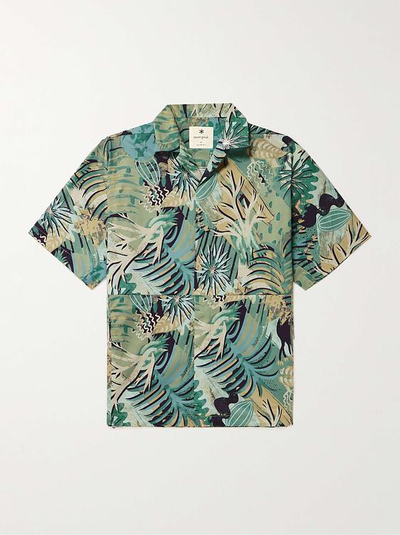 Multicolor short sleeve shirt from Snow Peak
