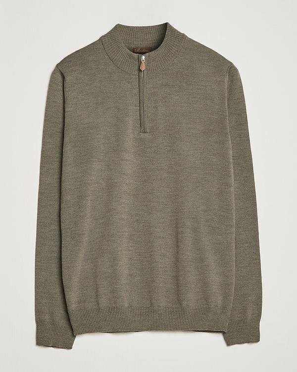 Taupe half-zip from Stenströms