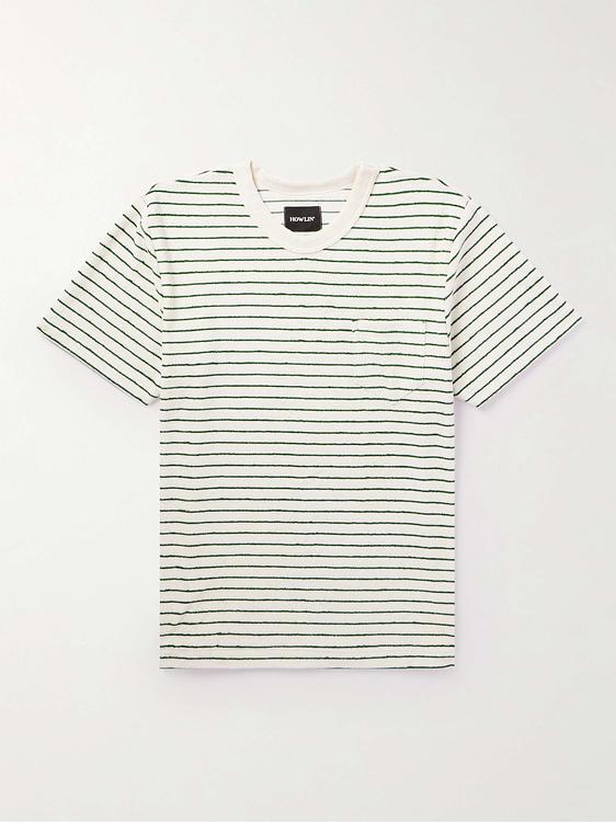 Striped white t-shirt from Howlin'