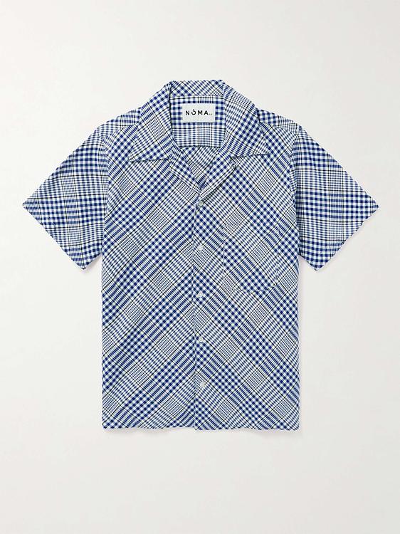 Checkered multicolor short sleeve shirt from Noma T.D.
