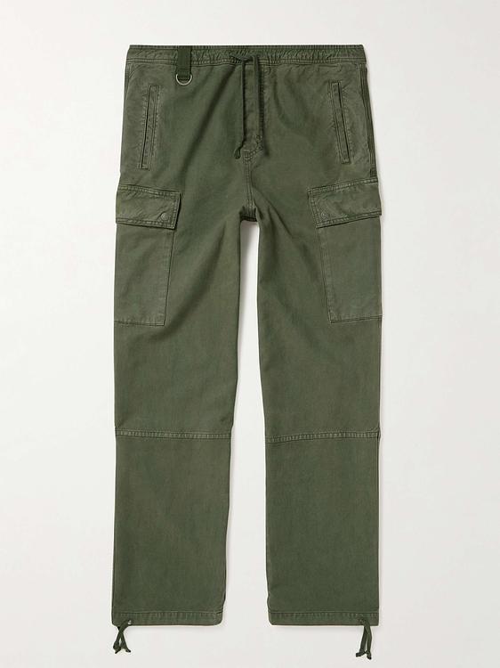 Dark green cargo trousers from Manaaki