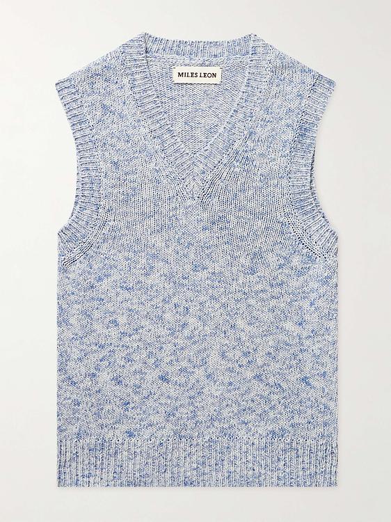 White pullover from Miles Leon