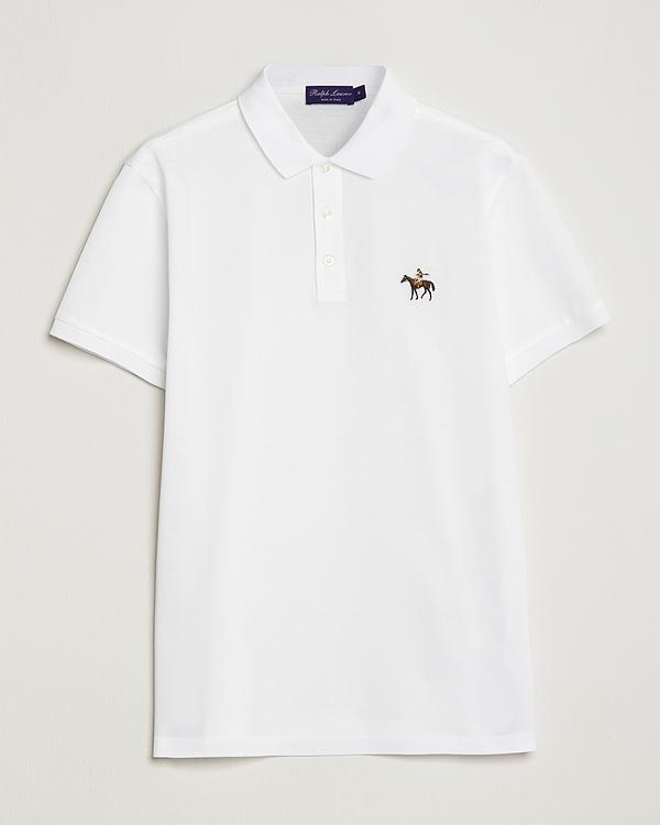 White short sleeve polo shirt from Ralph Lauren Purple Label