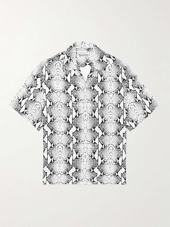 White short sleeve shirt from Wacko Maria