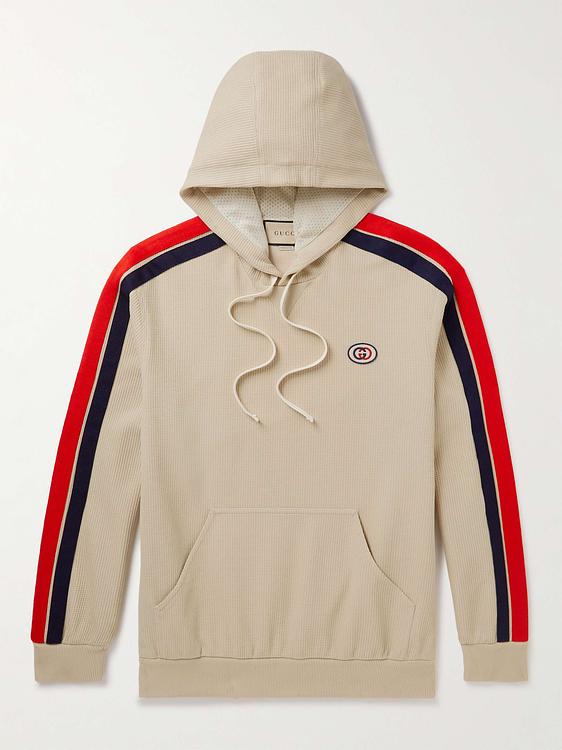 Beige hooded sweatshirt from Gucci