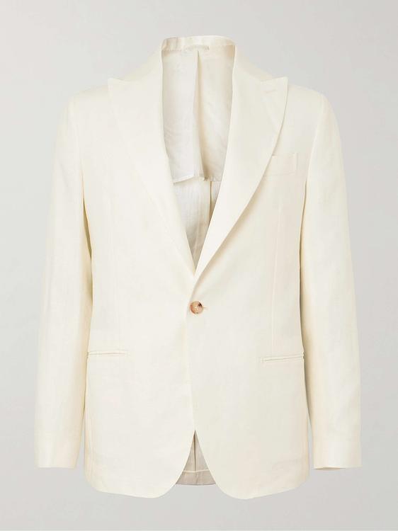 White blazer from De Petrillo