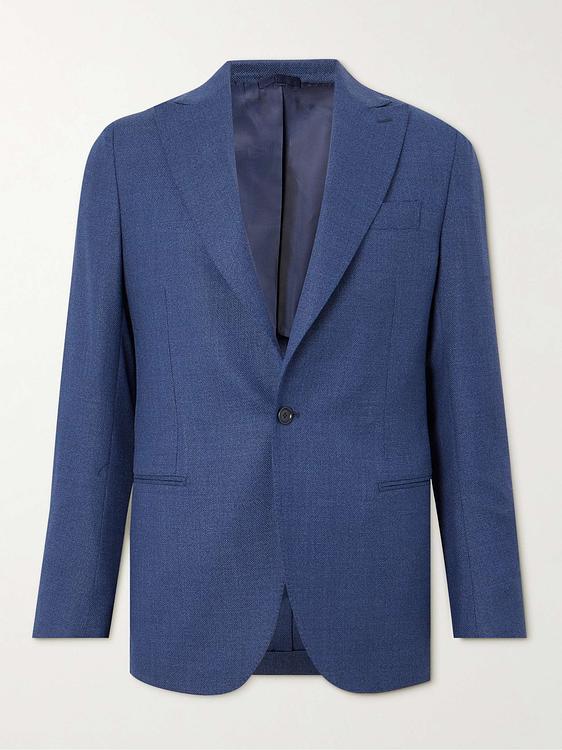 Dark blue blazer from De Petrillo