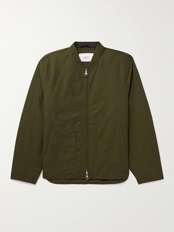 Dark green casual jacket from Mr P.