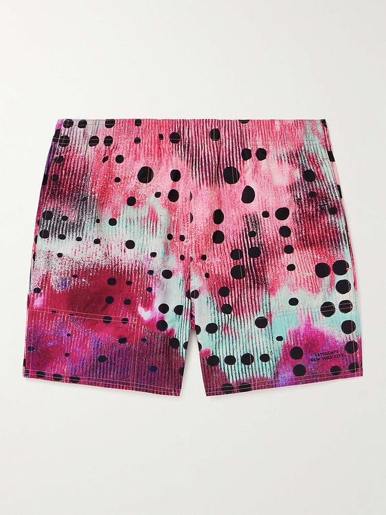Multicolor swim shorts from Saturdays Nyc