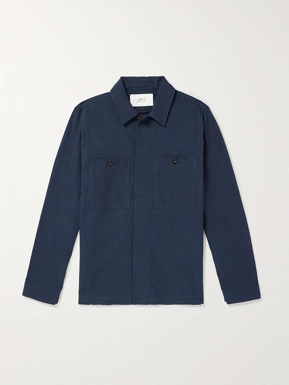 Dark blue overshirt from Mr P.