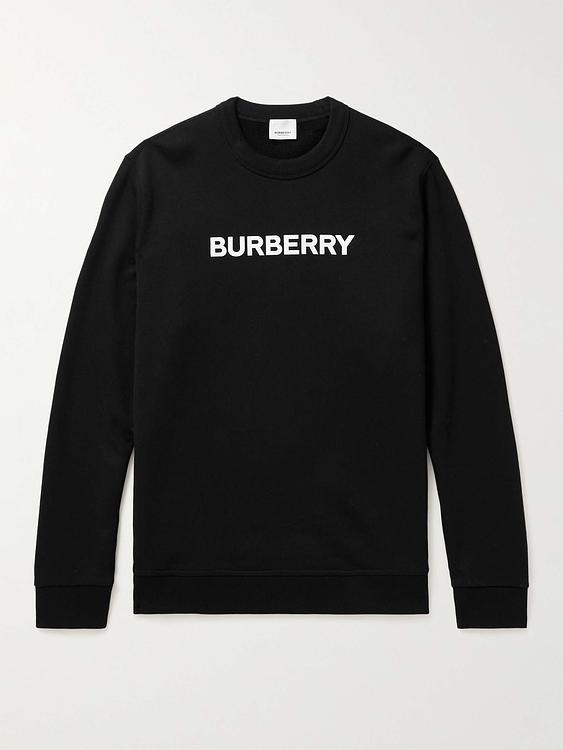 Print black sweatshirt from Burberry